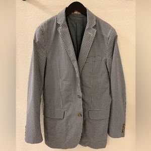 J. Crew Men’s Gingham Blazer - Small